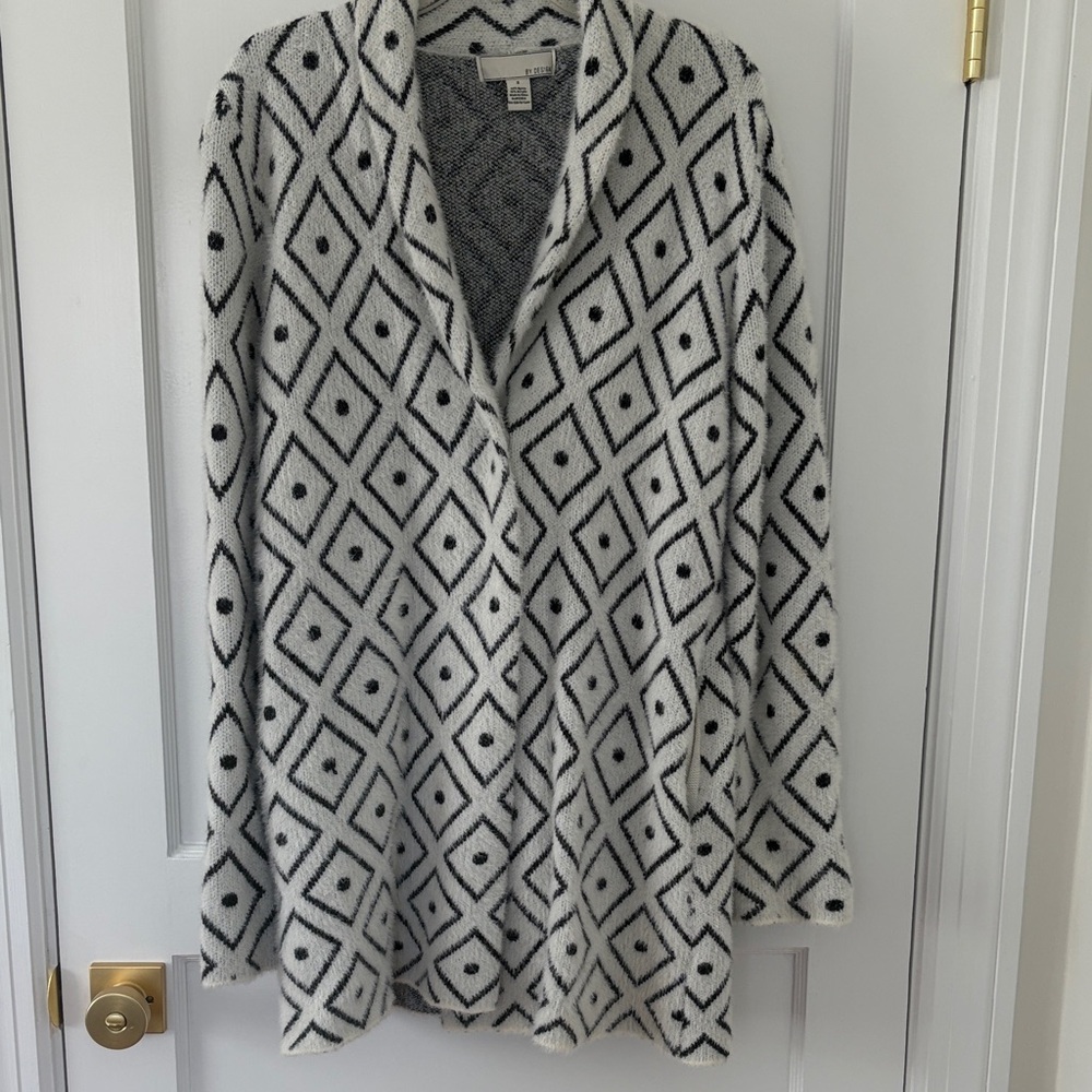 BY Design Cozy Geometric Sweater-Oversized